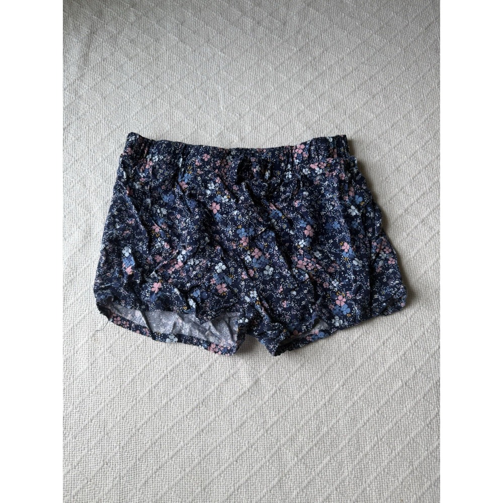 btween active Girls Size 12 Floral Board Shorts Blue